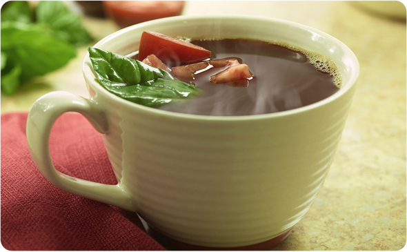 Aromatic Tomato Basil Savory Sipping Broth