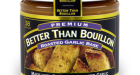 Better Than Bouillon Roasted Garlic Base 8 oz (Pack of 2) Bundle with  PrimeTime Direct Teaspoon Scoop with BTB Authenticity Seal