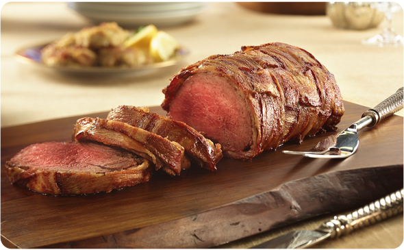 Bacon Wrapped Beef Tenderloin