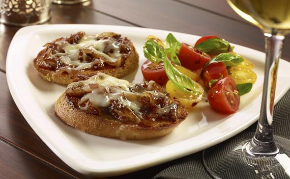 French Onion Bruschetta