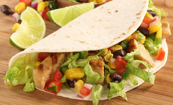 Grilled Chicken Tacos with Pineapple Salsa