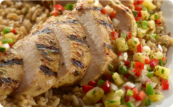 Grilled Chicken and Pineapple Salsa - Better Than Bouillon