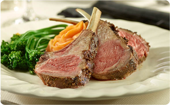 Grilled Rack of Lamb