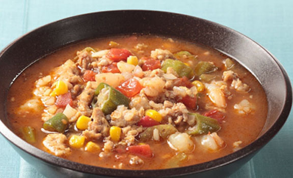 Hearty Chicken-Sausage Gumbo