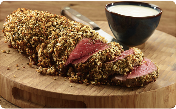 Horseradish Encrusted Beef Tenderloin