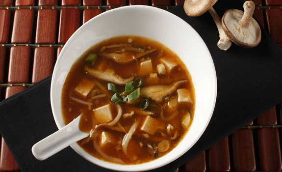 Hot and Sour Soup with Tofu