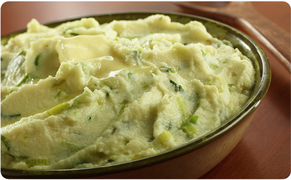 Mashed Cauliflower and Leeks