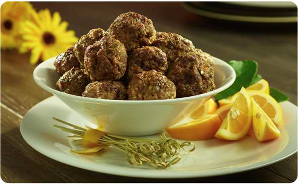 Meatballs With Lemon Zest