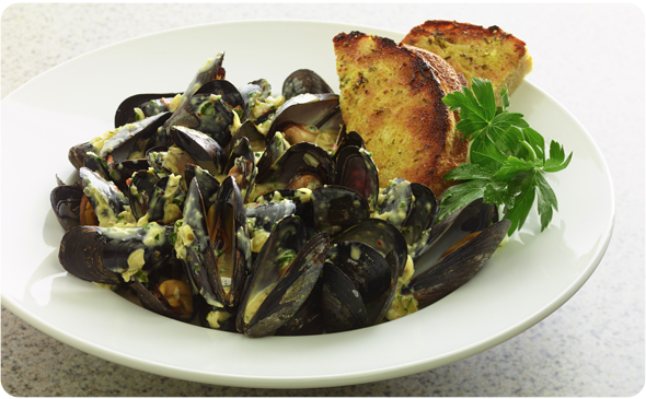 Mussels With Heavy Cream
