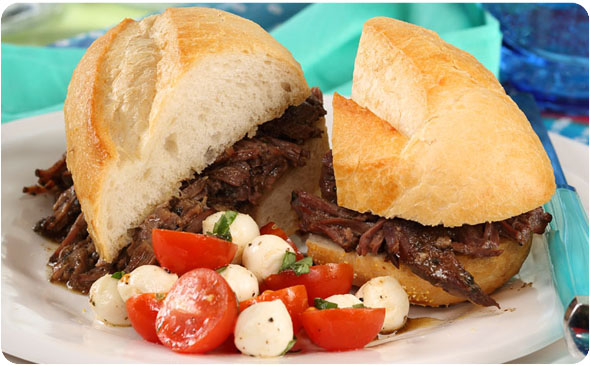 My Favorite Slow Cooker Italian Beef