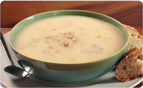Potato Sausage Soup in an Instant