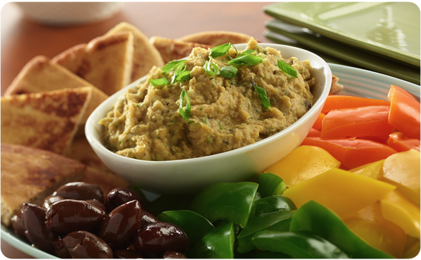 Roasted Eggplant and Chickpea Spread