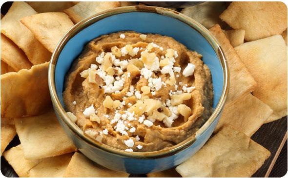 Roasted Eggplant and Garlic Hummus