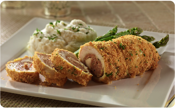 Sausage Stuffed Chicken Breasts