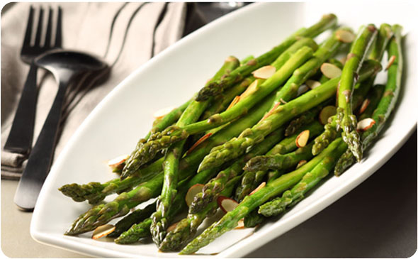 Sautéed Asparagus with Toasted Almonds