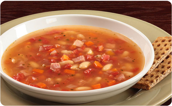 Shortcut Ham and Cannellini Bean Soup