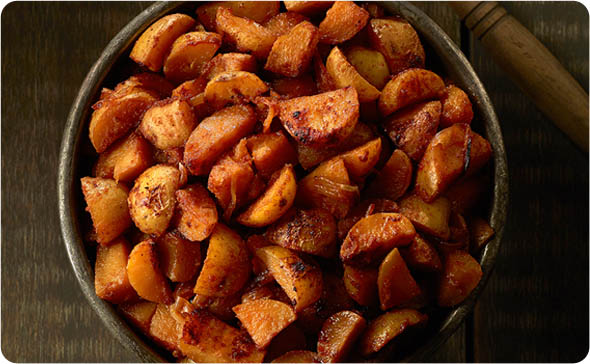 Steakhouse Garlic Butter Potato, Pan Grill