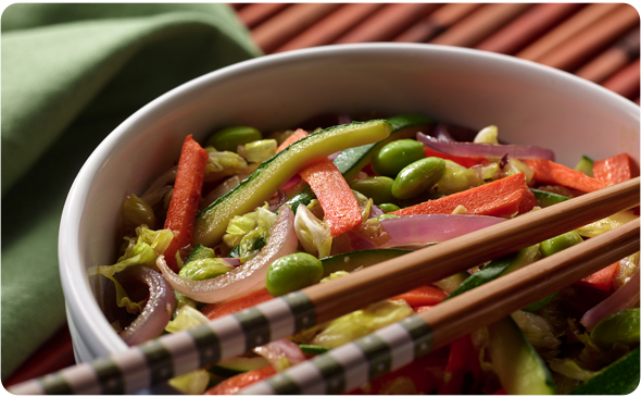 Sweet Gingered Vegetable Stir-Fry