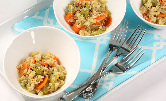 Toasted Quinoa with Carrots