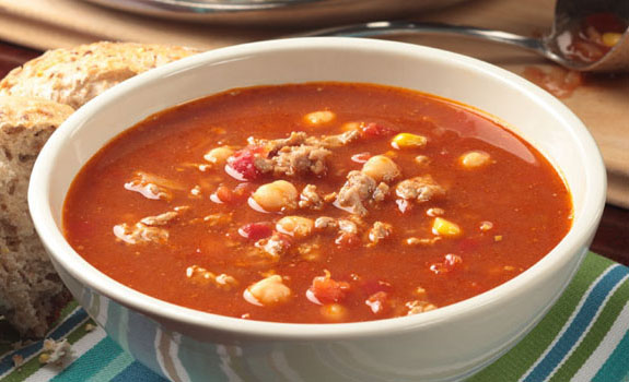 Turkey Chili with Garbanzo Beans