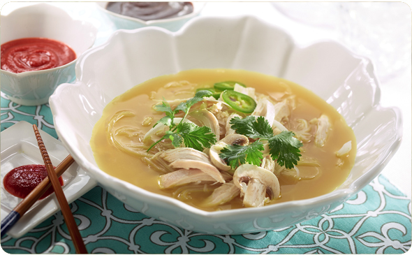 Vietnamese Style Chicken and Cilantro Pho