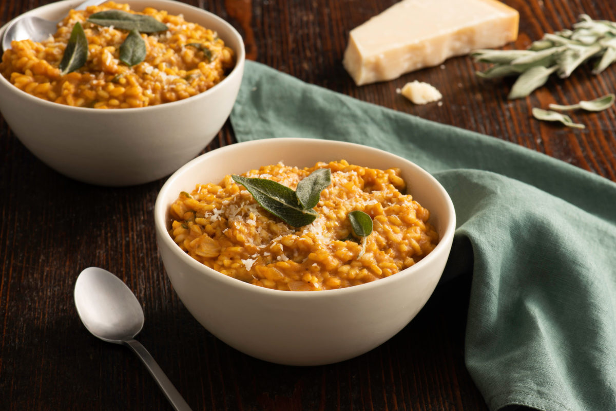 Brown Butter Pumpkin Risotto