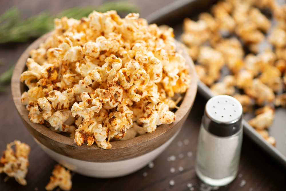 Garlic and Herb Parmesan Popcorn