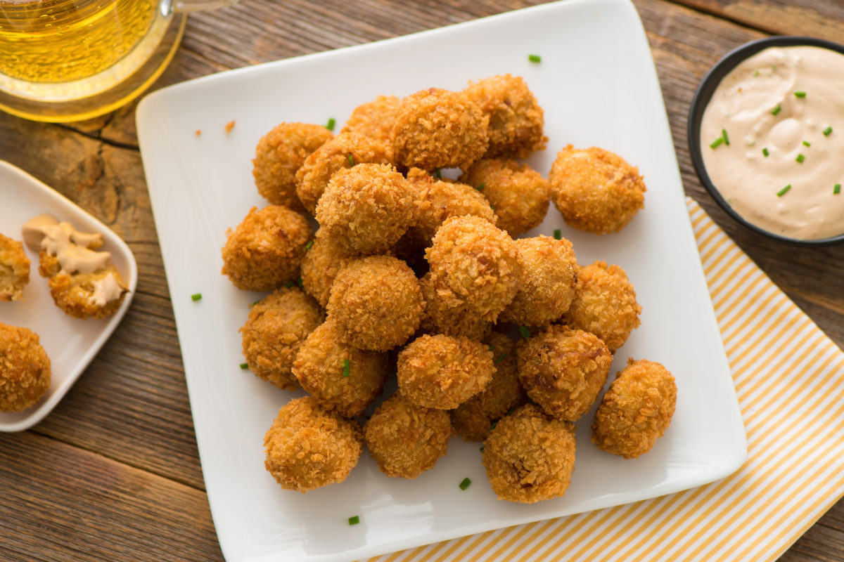 Loaded Potato Fritters