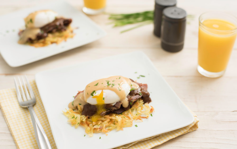 Roast Beef Benedict with Potato Rösti Better Than Bouillon