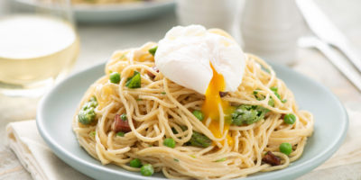 Recipe image for One-Pot Ramen and Mushroom Carbonara