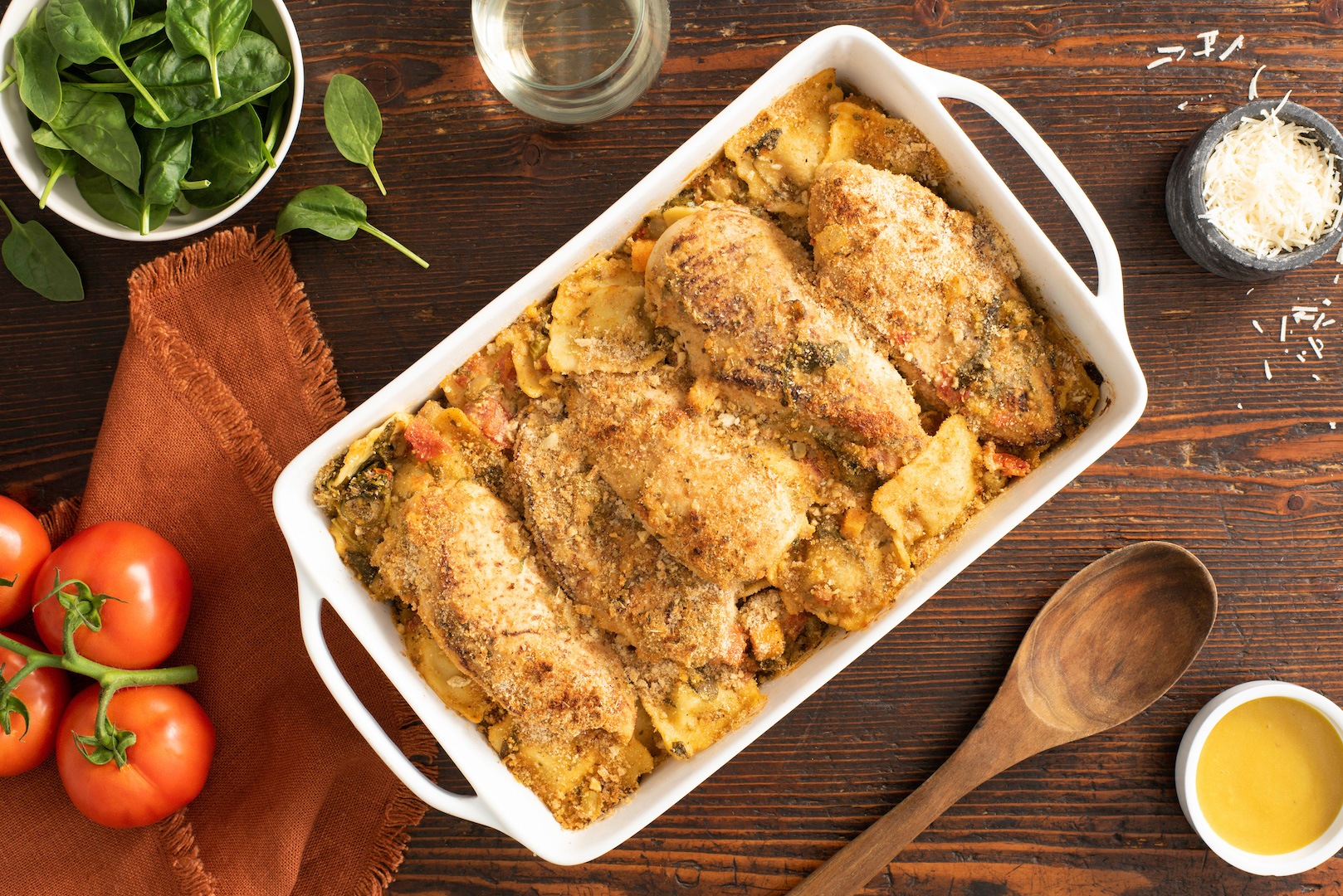 Tuscan Chicken Ravioli Bake Better Than Bouillon