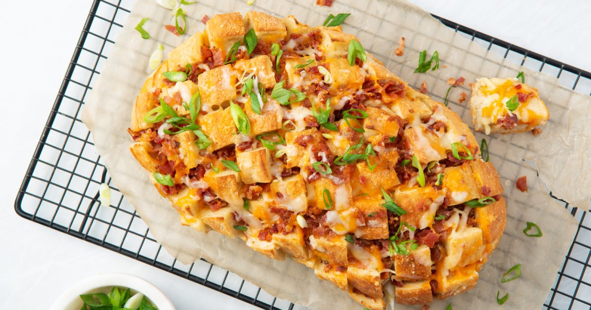 Easy Cheesy Bacon Pull-Apart Bread - Better Than Bouillon