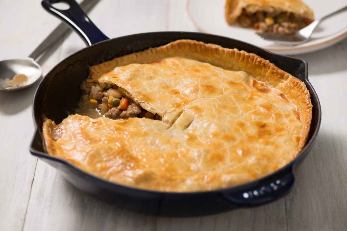 Easy Turkey Skillet Meat Pie