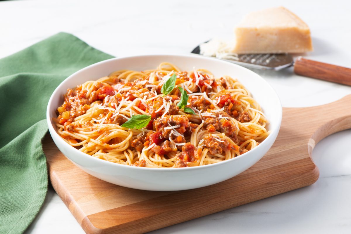 One-Pot Spaghetti & Beef Bolognese