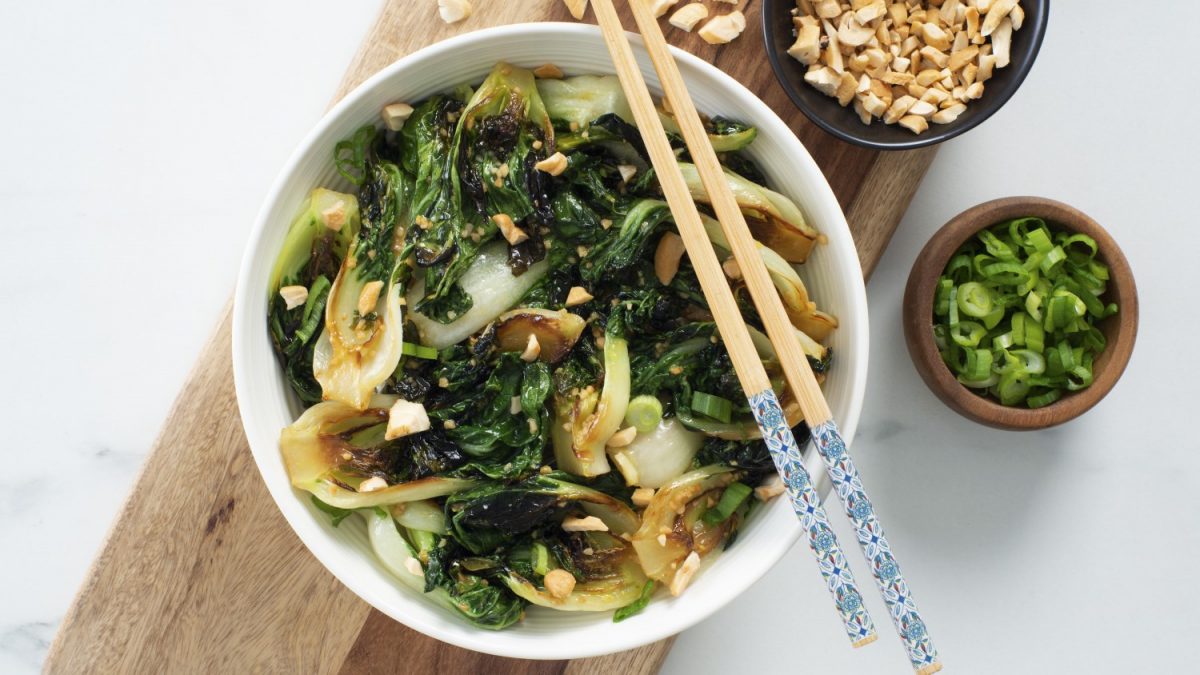 Garlic Hoisin Bok Choy Stir-Fry