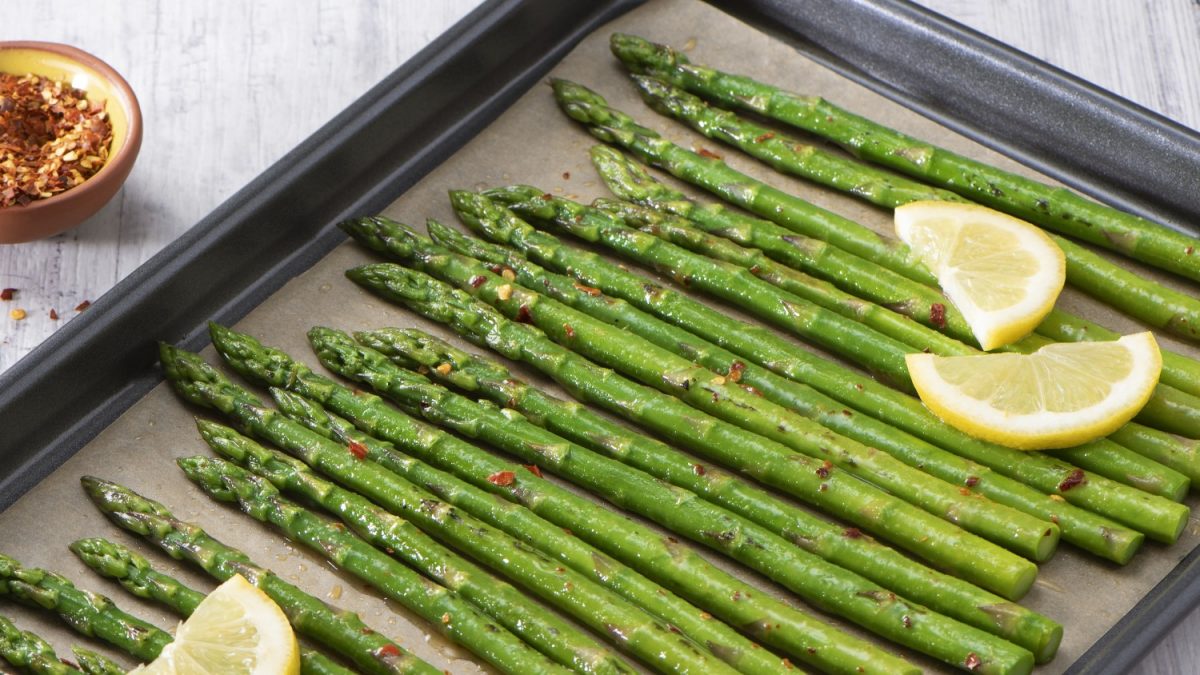 Roasted Lemon Garlic Asparagus