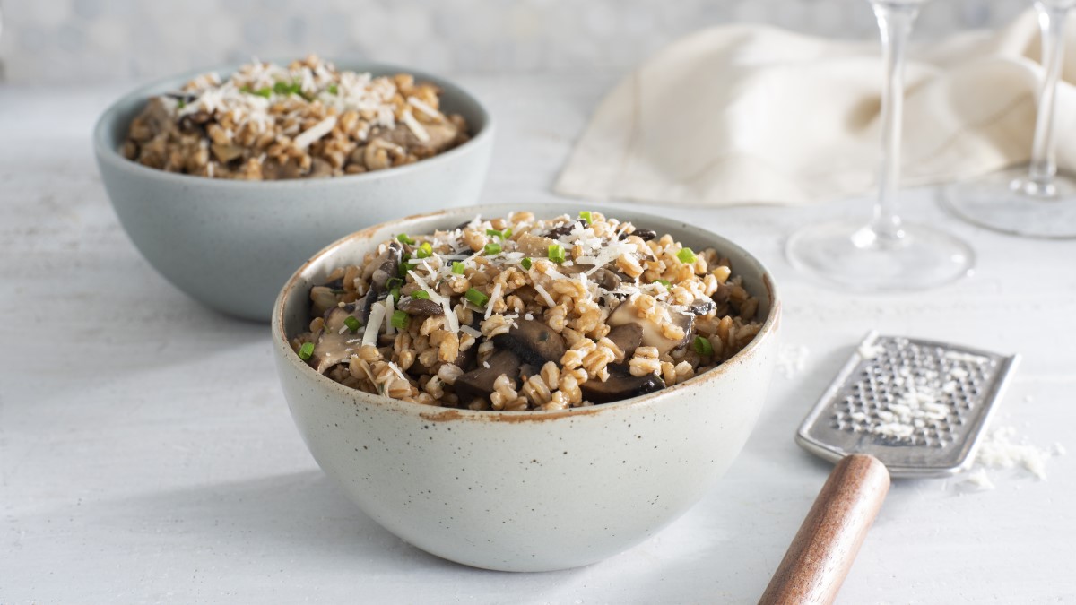 Mushroom & Farro Pilaf