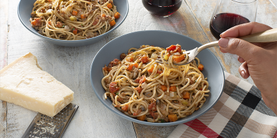 Recipe image for One-Pot Ramen and Mushroom Carbonara
