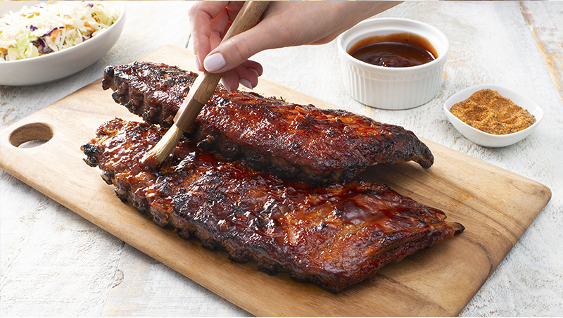 Oven-Braised Maple BBQ Ribs