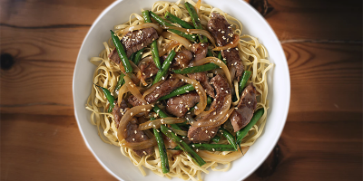 Recipe image for One-Pot Ramen and Mushroom Carbonara