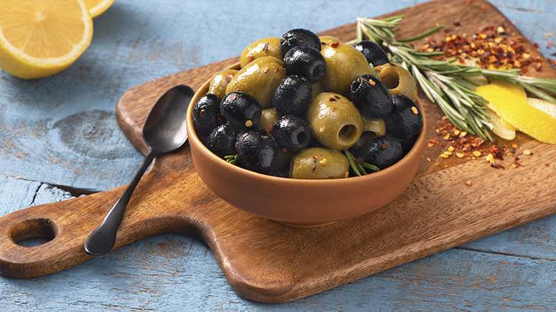 Warm Sautéed Olives