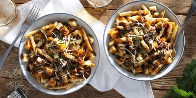 Recipe image for One-Pot Ramen and Mushroom Carbonara
