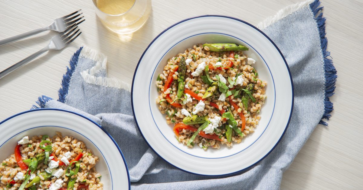 Grilled Asparagus and Farro Salad - Better Than Bouillon