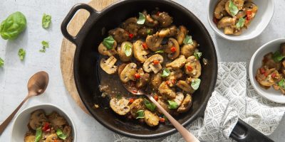 Recipe image for One-Pot Ramen and Mushroom Carbonara