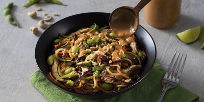 Recipe image for One-Pot Ramen and Mushroom Carbonara