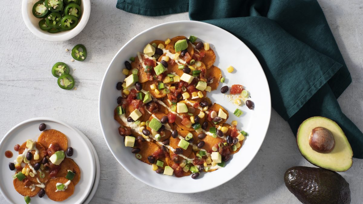 Vegan Sweet Potato Nachos