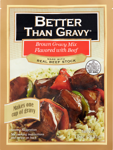 Brown Gravy Mix Flavored with Beef