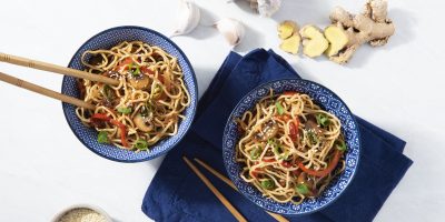 Recipe image for One-Pot Ramen and Mushroom Carbonara