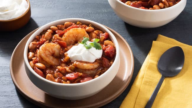 Shrimp and Bean Chili