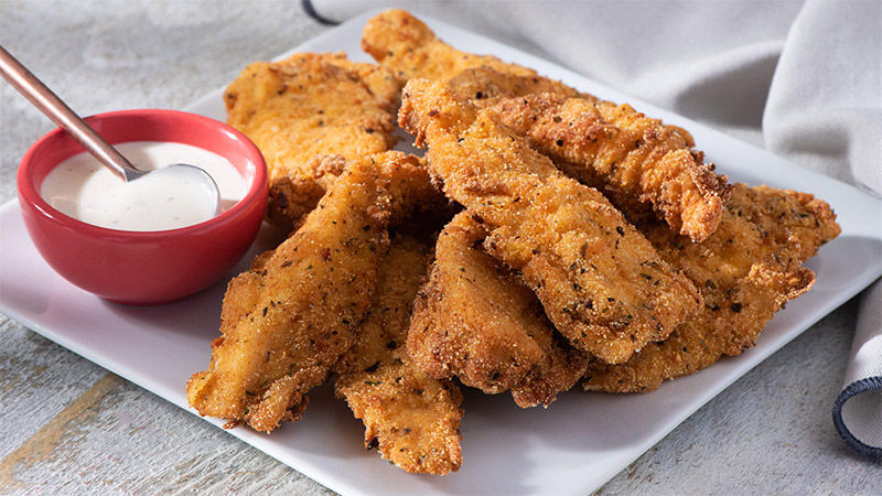 Cajun Pan-Fried Chicken Tenders